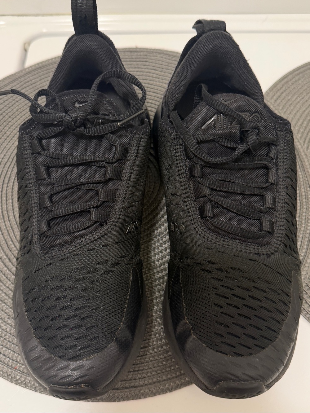 Nike All-Black Breathable Knit Sneakers